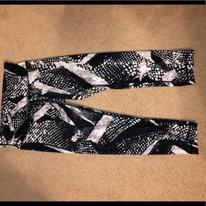 Printed cropped leggings